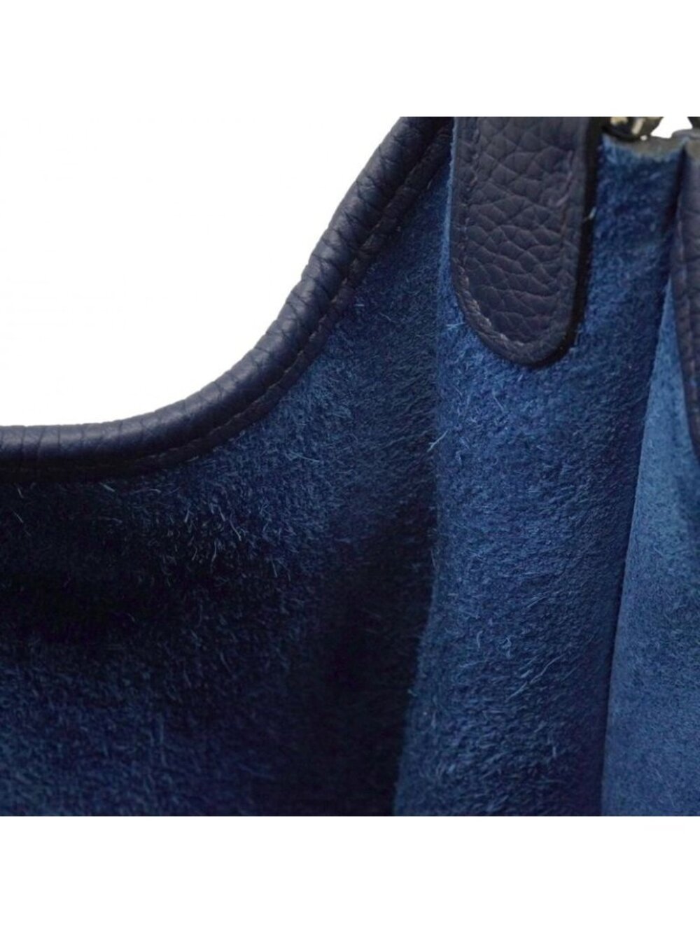 Hermes Shoulder Bag Evelyne Taurillon Clemence Breton Pet Silver - Picture 8 of 9